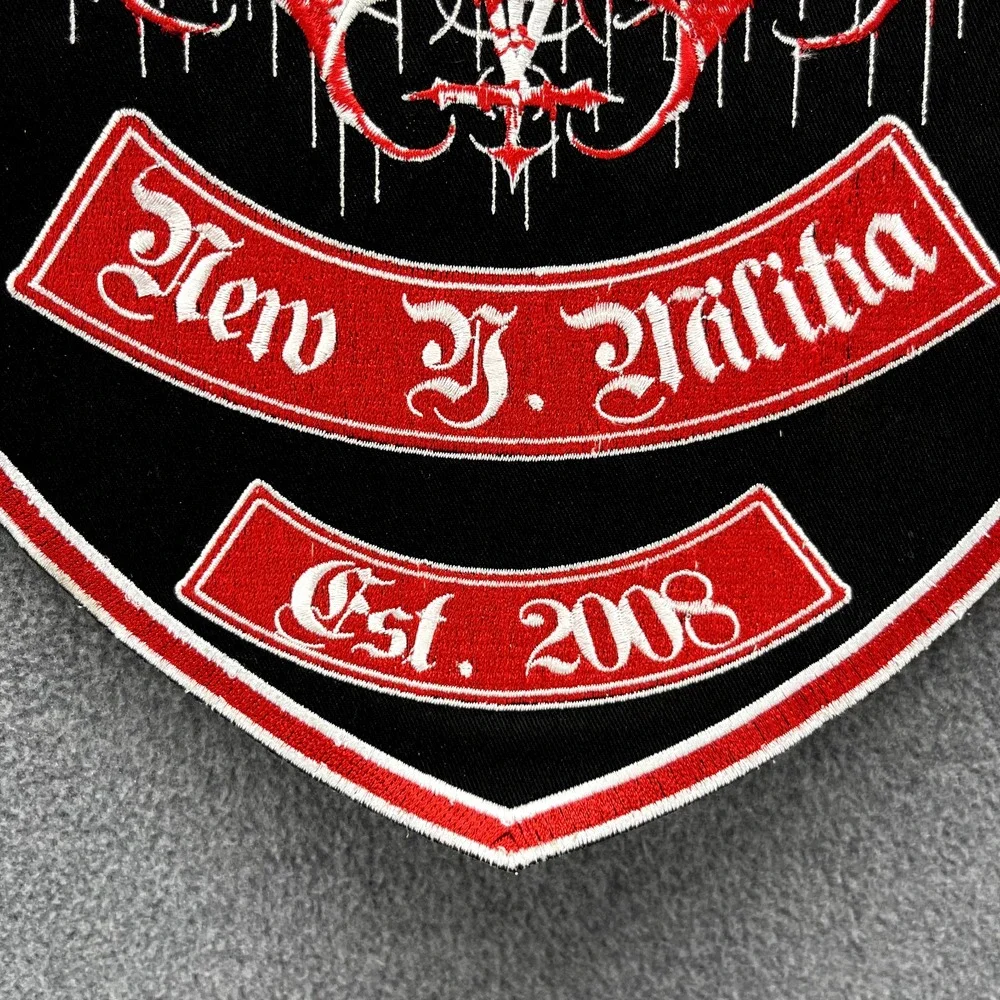 Black Paradise Patch Heavy‎ Metal Rock Band Embroidered NOT iron on 12.5